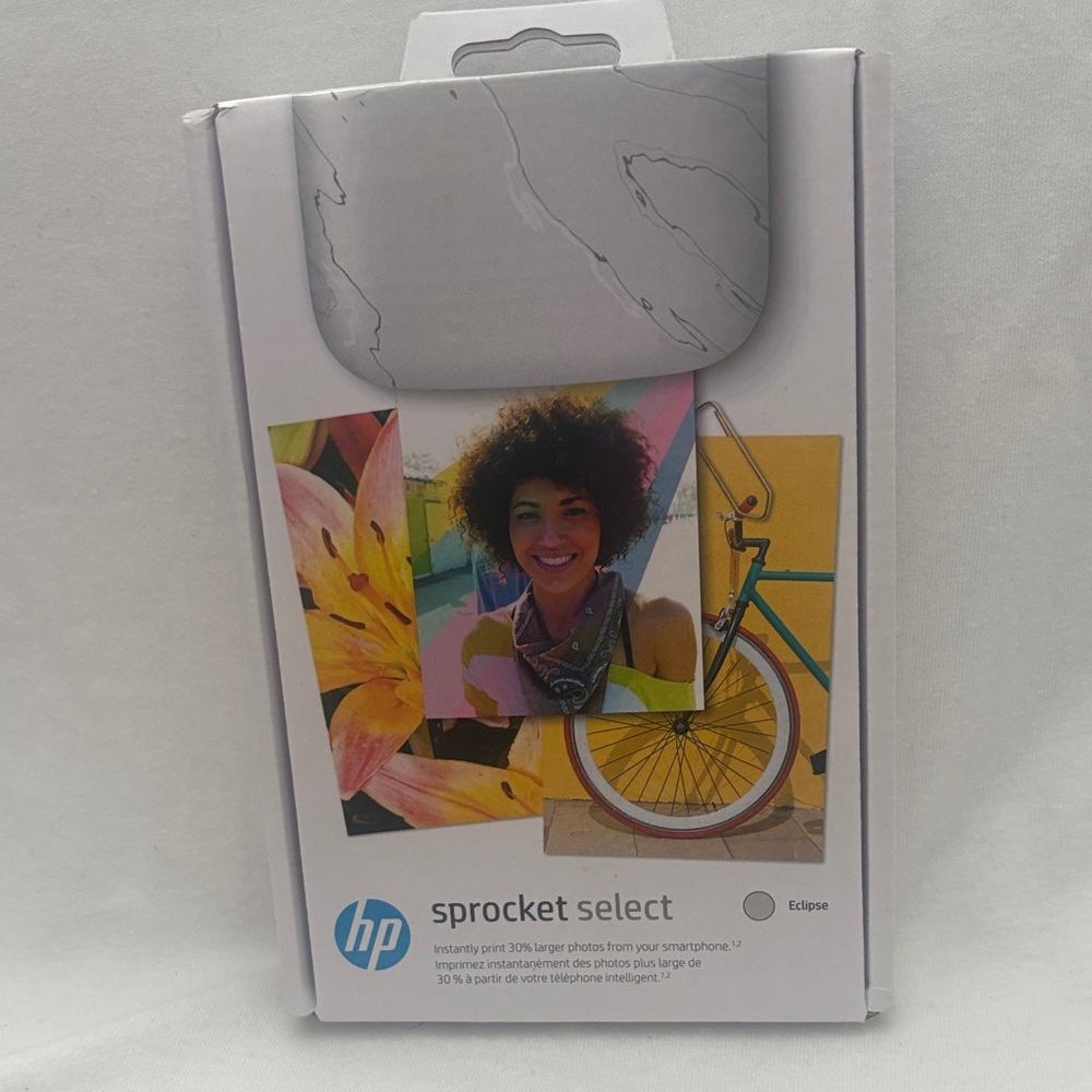 HP Sprocket Select in White and Gray